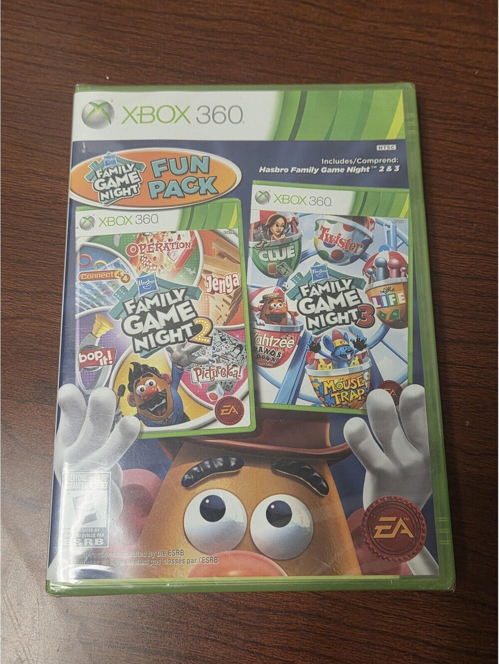 Hasbro Family Game Night Fun Pack Microsoft Xbox 360 Game E EA NTSC-U/C 2011